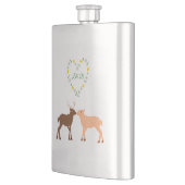 Flasque Les Deux et Daisy Heart Custom (Gauche)