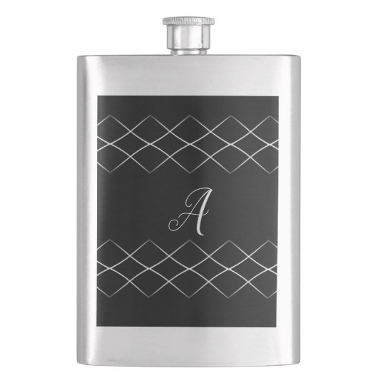 Flasque Les diamants personnalisés sont pour toujours (devant)