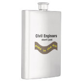 Flasque Les ingénieurs civils jouent (Droite)