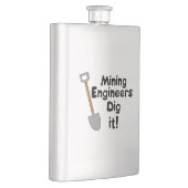 Flasque Les ingénieurs miniers le creusent (Droite)