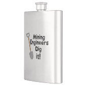 Flasque Les ingénieurs miniers le creusent (Gauche)