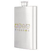 Flasque Les mignons amis animaux face Coque-Mate coque iph (Gauche)