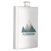 Flasque Les Montagnes Sont Mon Aire De Jeu (Droite)