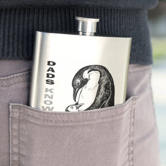 Flasque Les papas savent mieux (En situation)