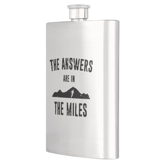 Flasque Les Réponses Sont Dans Les Miles (Gauche)