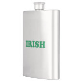 Flasque Lettres vertes irlandaises de la Saint-Patrick (Gauche)