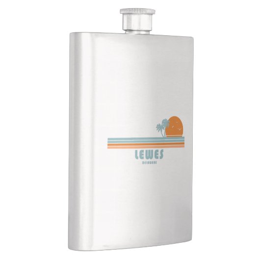 Flasque Lewes Delaware Sun Palm Trees (Droite)