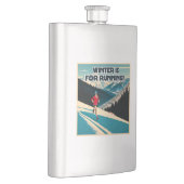 Flasque L'Hiver Est Pour La Course (Droite)