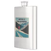 Flasque L'Hiver Est Pour La Course (Gauche)