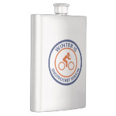 Flasque L'Hiver Est Snot Rocket Saison Cyclisme (Droite)