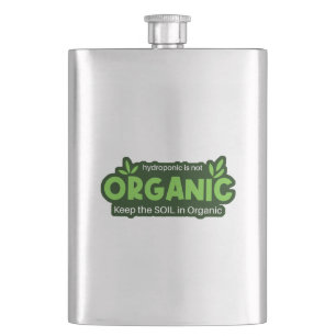 Flasque L'Hydroponique N'Est Pas Organique Conserver Le So