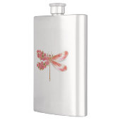 Flasque libellule de fleurs avec sakura de bijoux (Gauche)