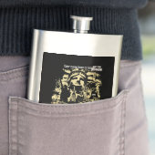 Flasque Liberty & Justice. Statue de la Liberté, USA (En situation)