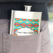 Flasque Lignes de formes tribales (En situation)