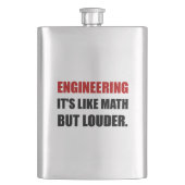 Flasque L'ingénierie aiment des maths mais drôle plus (devant)