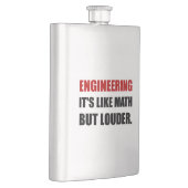 Flasque L'ingénierie aiment des maths mais drôle plus (Droite)