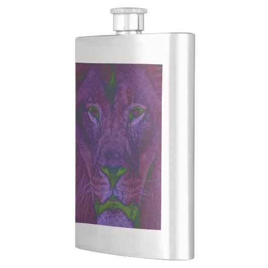 Flasque Lion Abstrait classique (Gauche)