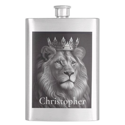 Flasque Lion, Le Roi Classique (devant)