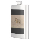 Flasque Lion marchant (Gauche)