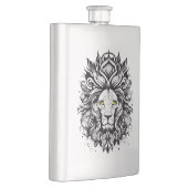 Flasque Lion Wild Animal Nature Illustration Art tatouage (Droite)