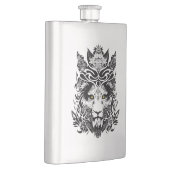 Flasque Lion Wild Animal Nature Illustration Art tatouage (Droite)