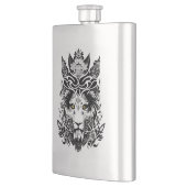 Flasque Lion Wild Animal Nature Illustration Art tatouage (Gauche)