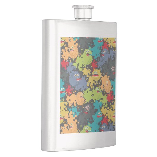 Flasque Little cute funny monsters (Droite)