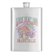 Flasque Livin' In My Own Fairytale - Frog & Champignons (devant)