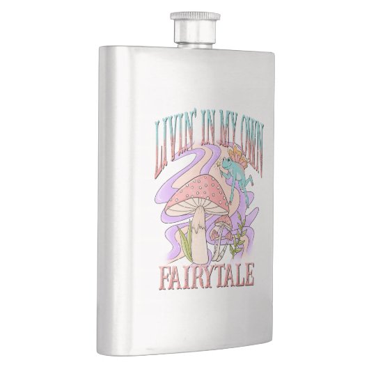 Flasque Livin' In My Own Fairytale - Frog & Champignons (Droite)