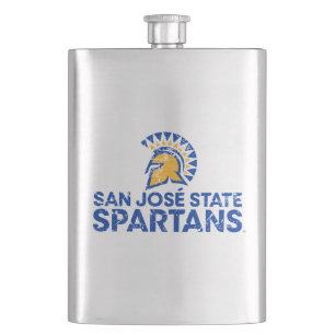 Flasque Logo de San Jose State Spartans avec marquage de m