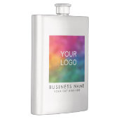 Flasque Logo d'entreprise tendance Ici Moderne Élégant (Droite)