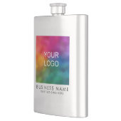 Flasque Logo d'entreprise tendance Ici Moderne Élégant (Gauche)