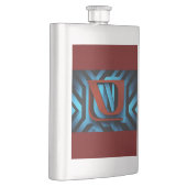 Flasque Logo Fierce Netflix sur Arrière - plan noir et ble (Droite)