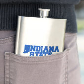 Flasque Logo Indiana State (En situation)