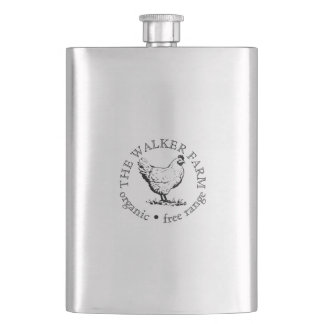 Flasque Logo promotionnel pour petite entreprise agricole