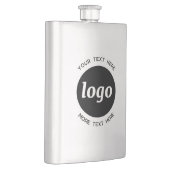 Flasque Logo Simple Avec Texte Professionnel Promotionnel (Droite)