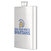Flasque Logo Wordmark de Spartans d'état de San Jose (Gauche)