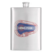 Flasque Longs Peak Escalade Carabiner (devant)