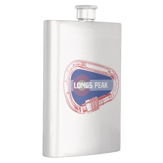 Flasque Longs Peak Escalade Carabiner (Droite)
