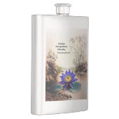 Flasque Lotus bleu émergeant des eaux boueuses (Vietnamien (Droite)