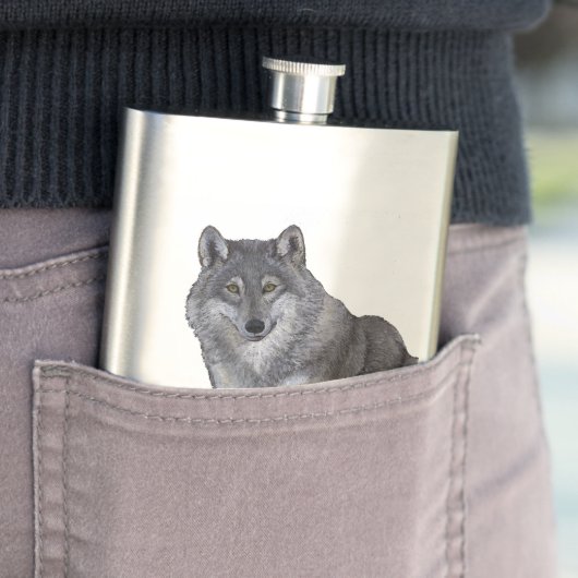 Flasque Loup (En situation)