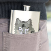 Flasque Loup Animé (En situation)