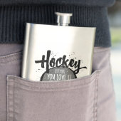 Flasque Love Hockey Flask (En situation)
