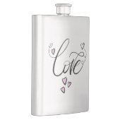 Flasque Love Liquid Gold | Sleek Minimalist Script Party  (Droite)