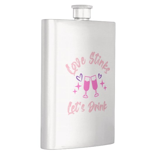 Flasque Love Stinks Lets Drink (Droite)