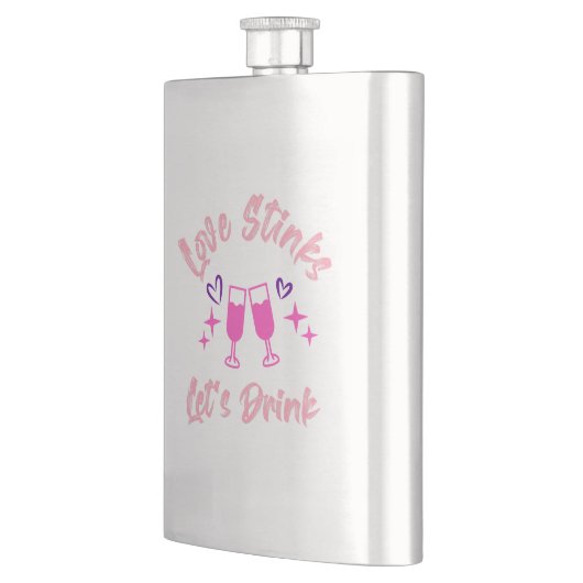 Flasque Love Stinks Lets Drink (Gauche)