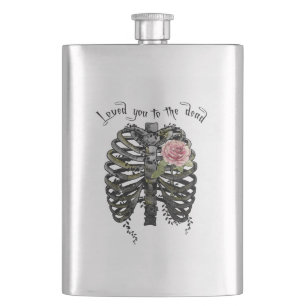 Flasque Loved You to Dead - Cage de côtes gothiques