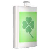 Flasque Lucky Four Leaf Shamrock Design-87906 (Droite)