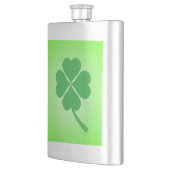 Flasque Lucky Four Leaf Shamrock Design-87906 (Gauche)