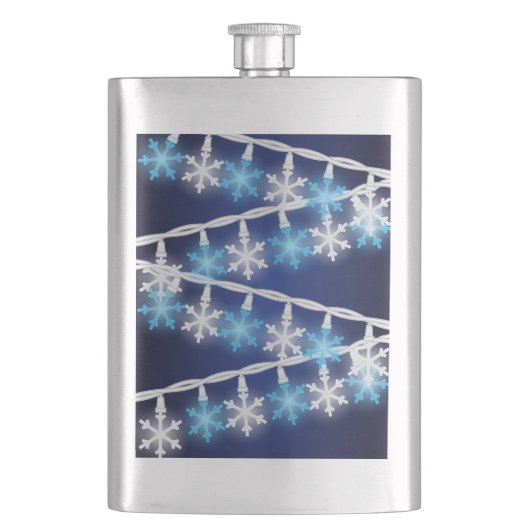 Flasque Lumières en forme de flocon de neige (devant)